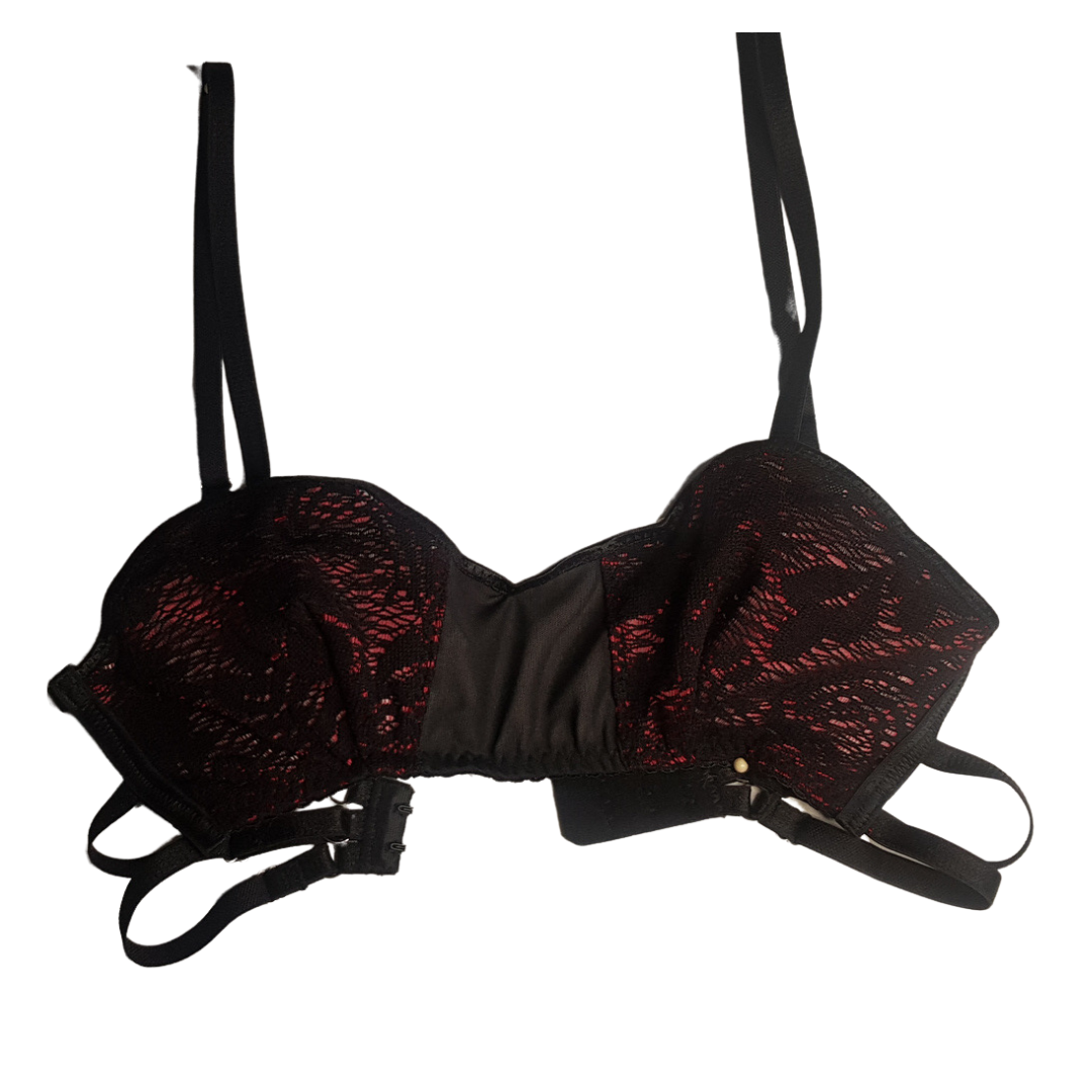 Justice, Intimates & Sleepwear, Justice Convertible Adjustable Bralette  With Logo And Sparkly Design