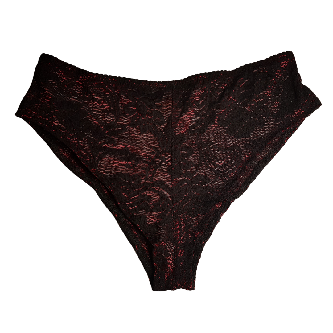Hip Rise Lace Knickers