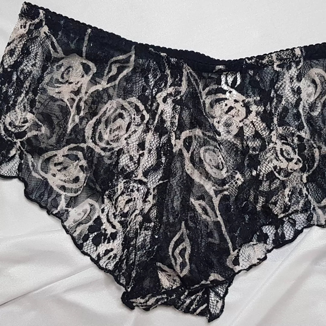 Dark Lacey French Knickers
